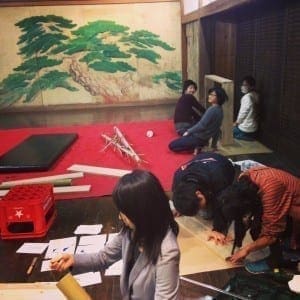 DIYの作業風景